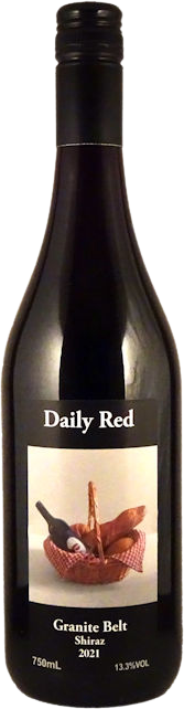 Just Red Wines Daily Red Shiraz 2021 Granite Belt